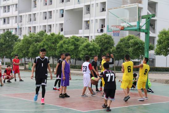 我院成功举办第一届“陆羽杯”篮球对抗赛(图2)