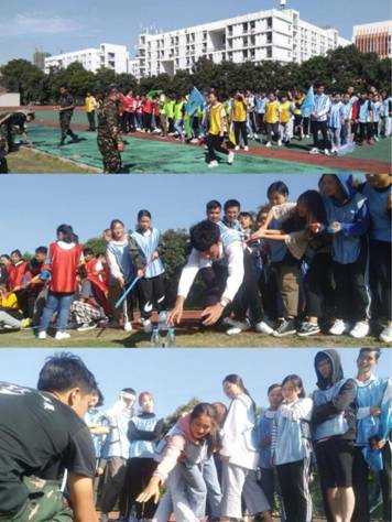 我院举行“凝心聚力，师生共进”户外拓展活动(图4)